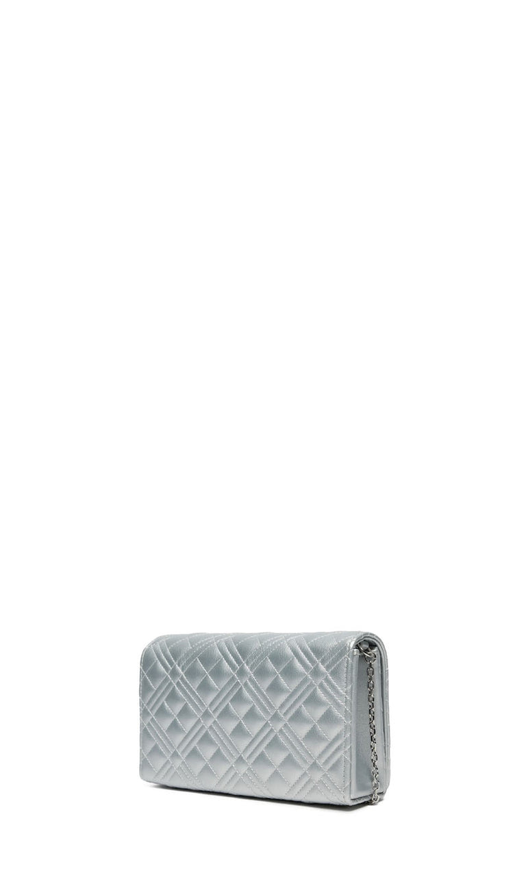 LOVE MOSCHINO Tracolla donna argento