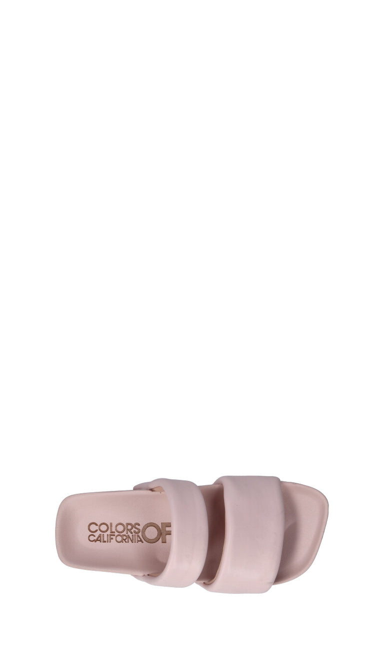 COLORS OF CALIFORNIA Ciabatta donna rosa