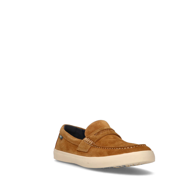 JEEP Mocassino uomo cuoio in suede