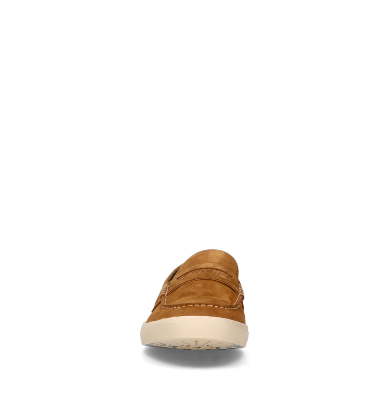 JEEP Mocassino uomo cuoio in suede
