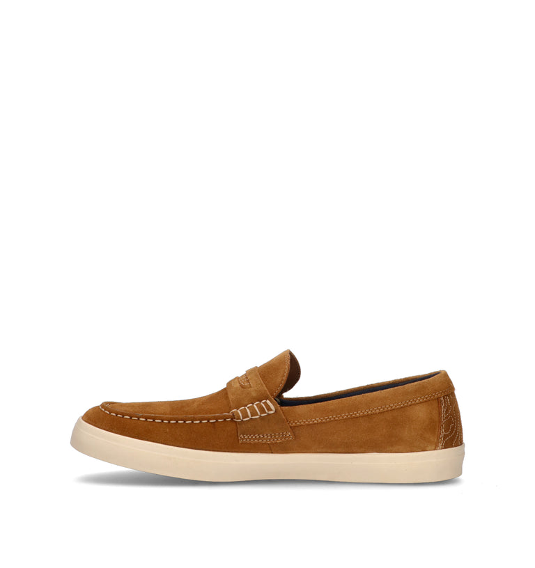 JEEP Mocassino uomo cuoio in suede