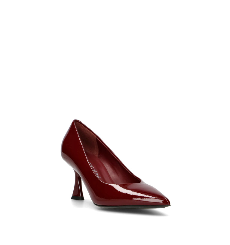 SERGIO LEVANTESI Décolleté donna bordeaux in pelle