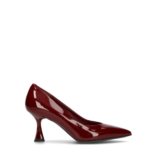 SERGIO LEVANTESI Décolleté donna bordeaux in pelle