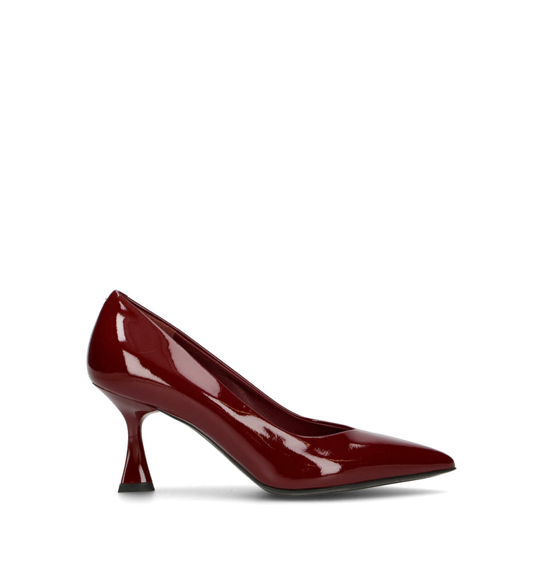 SERGIO LEVANTESI Décolleté donna bordeaux in pelle