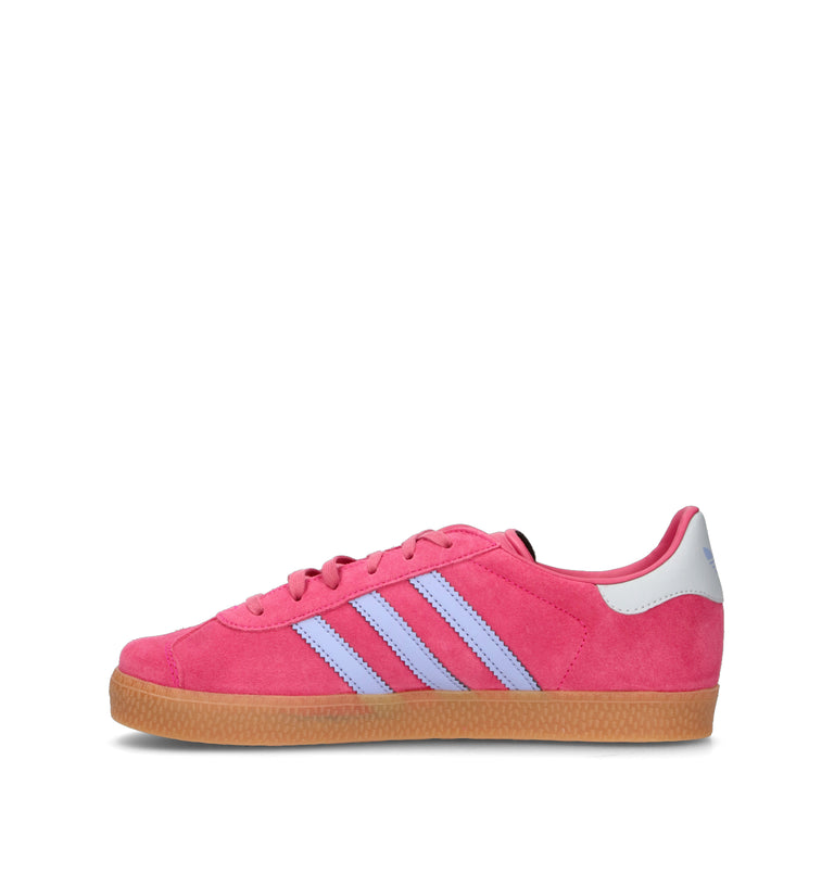 ADIDAS GAZZELLE J Sneaker ragazza rosa in suede