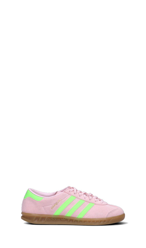 ADIDAS HAMBURG W Sneaker donna rosa/verde in suede