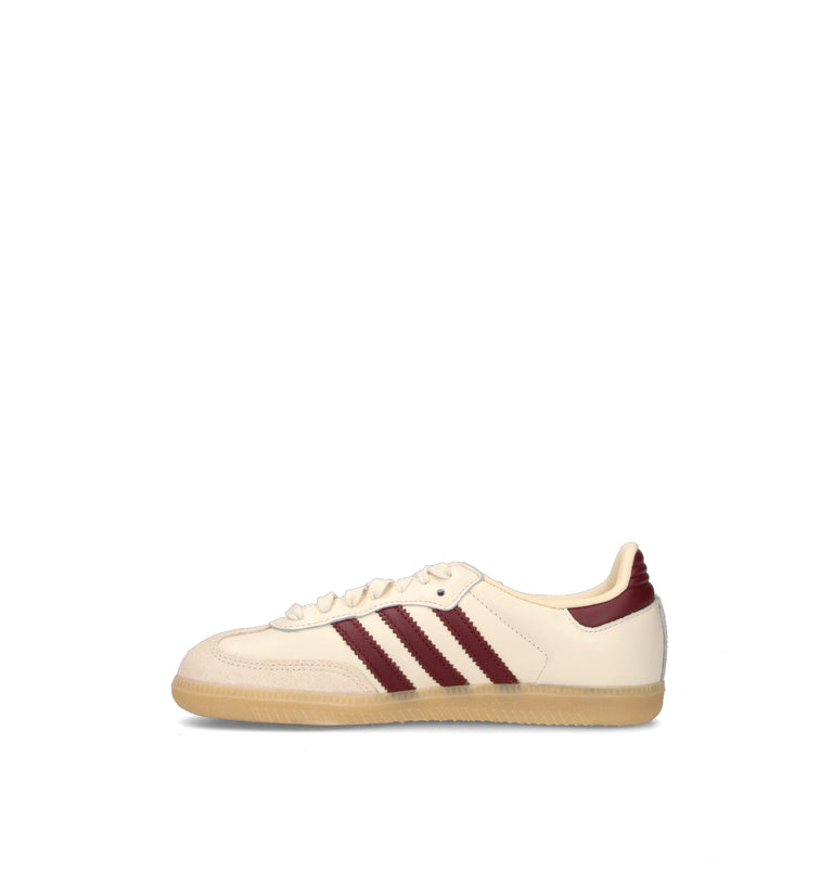 ADIDAS SAMBA OG Sneaker donna panna/bordeaux in pelle