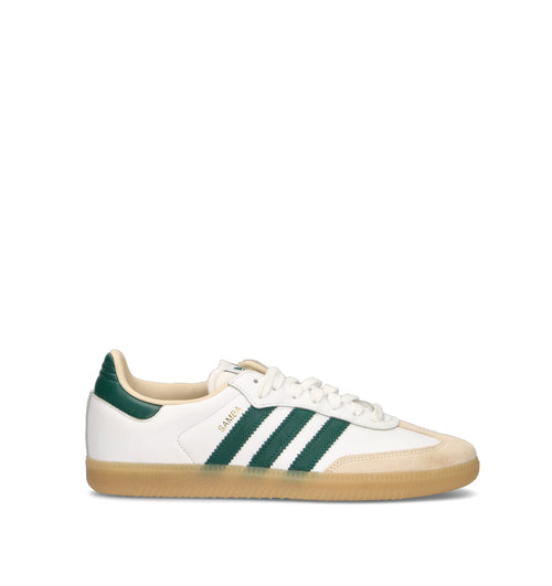 ADIDAS SAMBA Sneaker donna bianca/verde in pelle