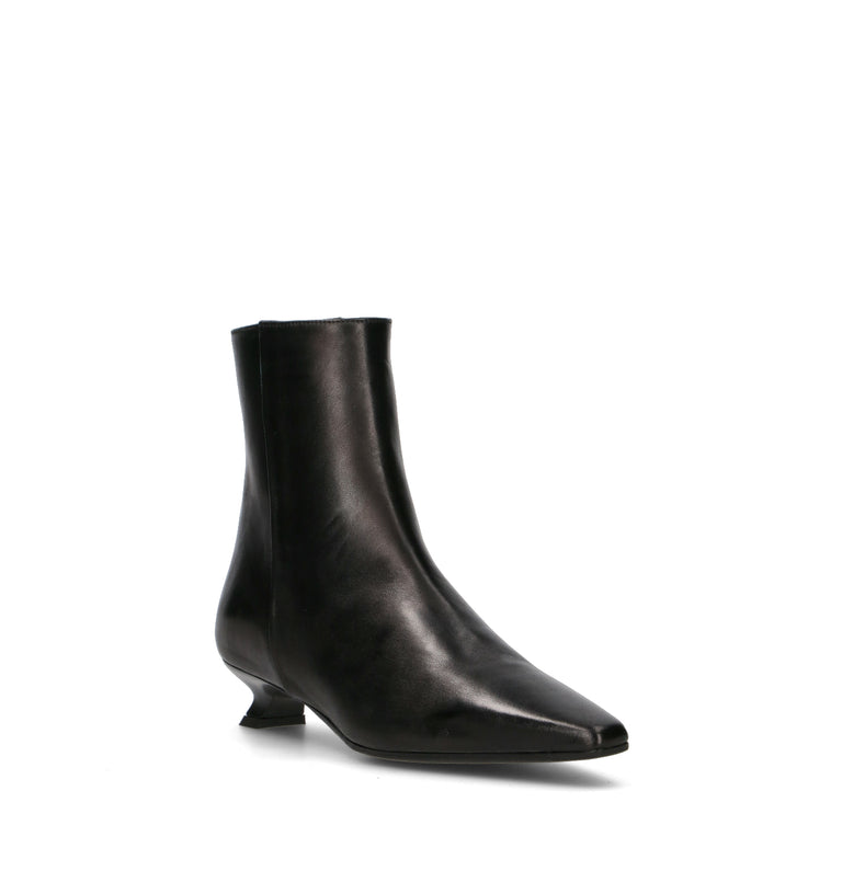 JUBILE' Tronchetto donna nero in pelle