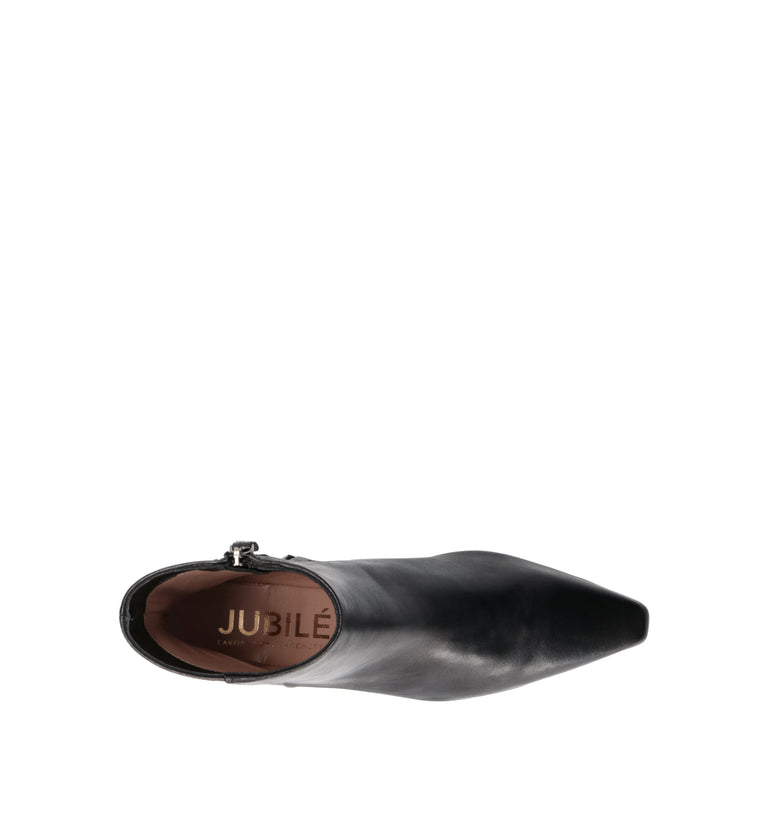 JUBILE' Tronchetto donna nero in pelle
