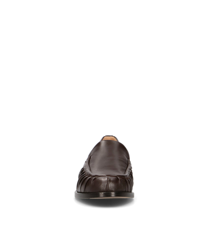 JUBILE' Mocassino donna marrone in pelle