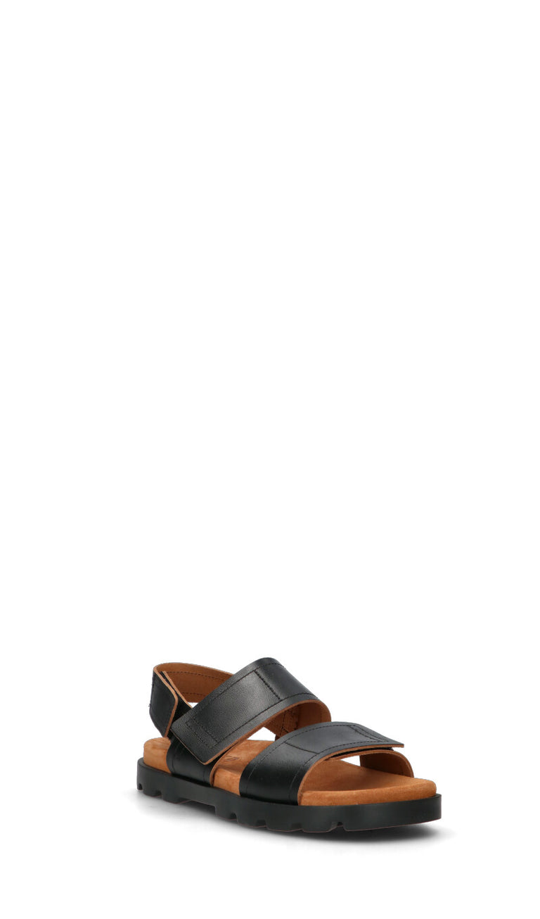 CAMPER Sandalo uomo nero in pelle