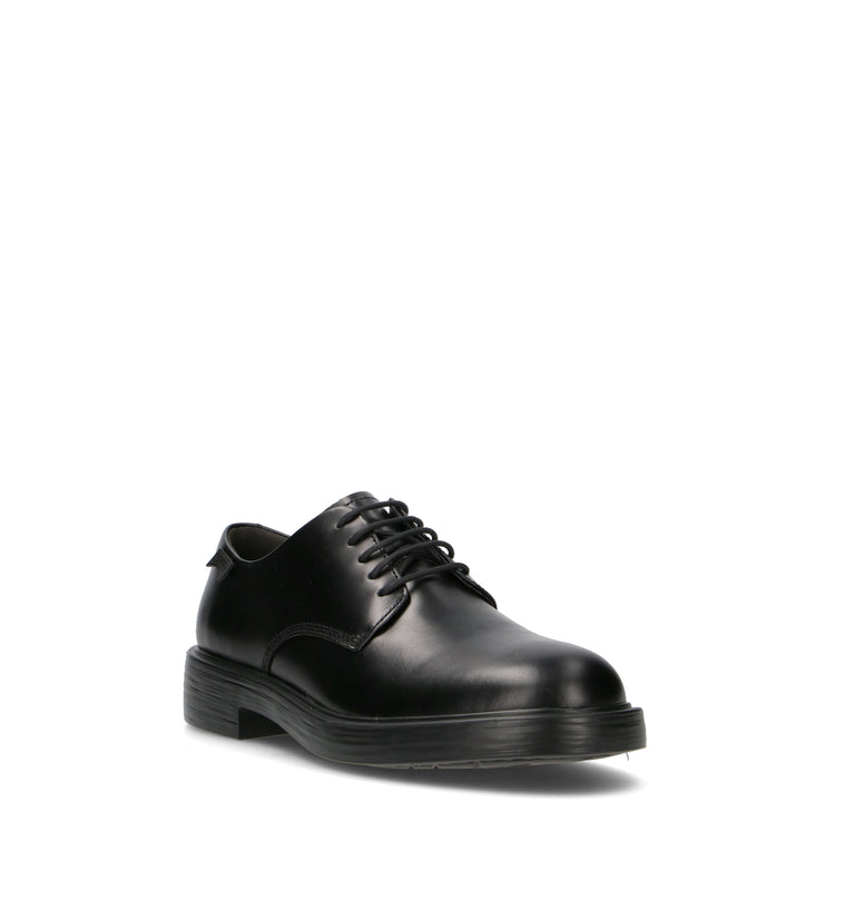 CAMPER Stringata uomo nera in pelle