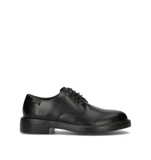 CAMPER Stringata uomo nera in pelle