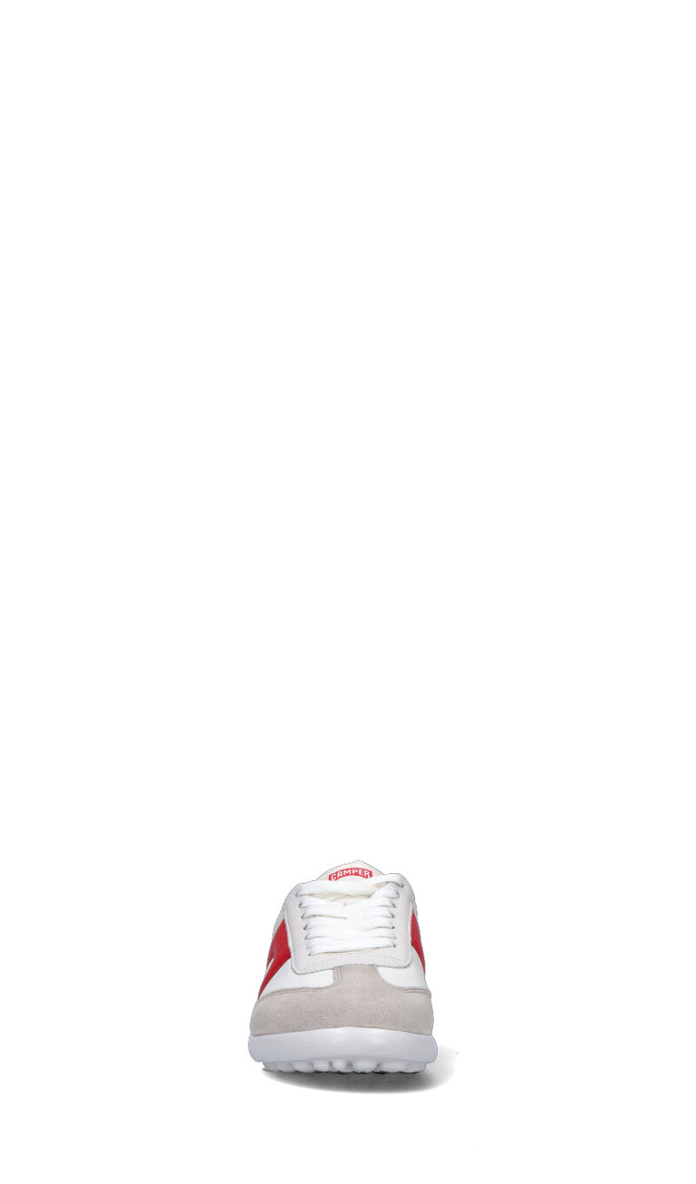 CAMPER Sneaker donna bianca/rossa in pelle