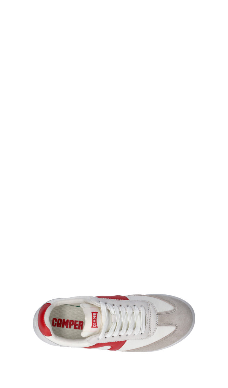 CAMPER Sneaker donna bianca/rossa in pelle