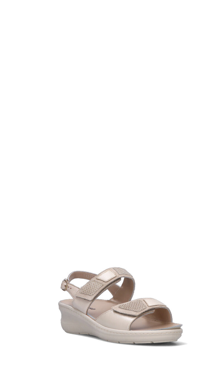 MELLUSO Scarpa comfort donna beige in pelle