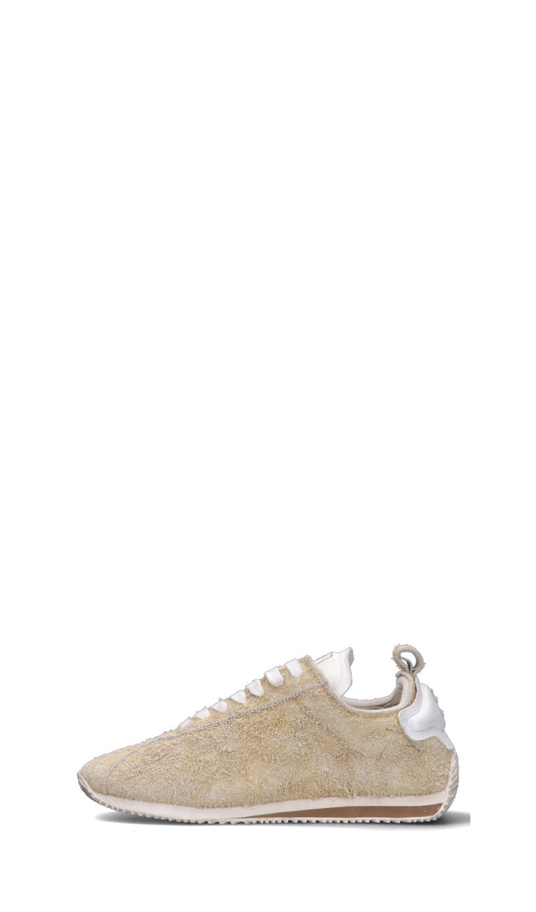 NINE AN HALF Sneaker uomo beige in suede
