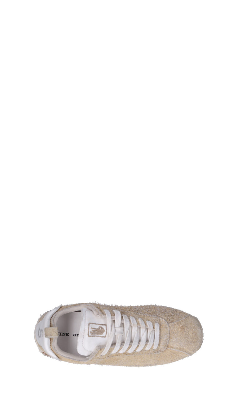 NINE AN HALF Sneaker uomo beige in suede