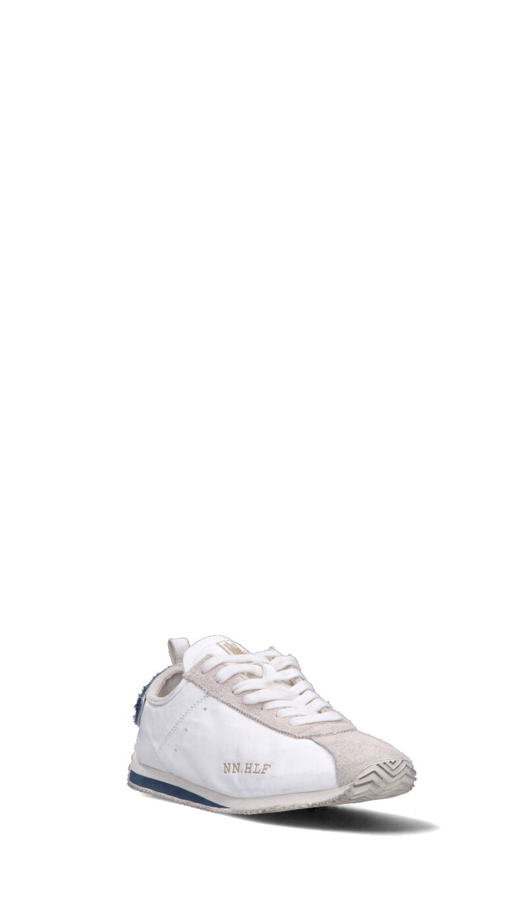 NINE AN HALF Sneaker uomo bianca in pelle