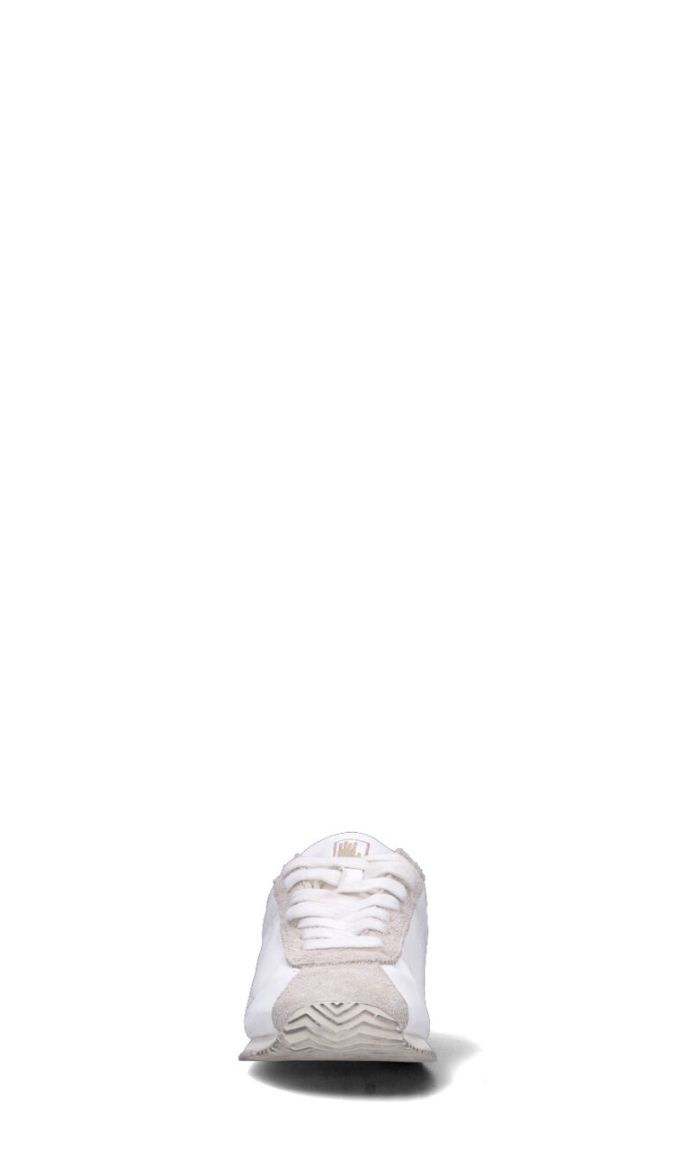 NINE AN HALF Sneaker uomo bianca in pelle