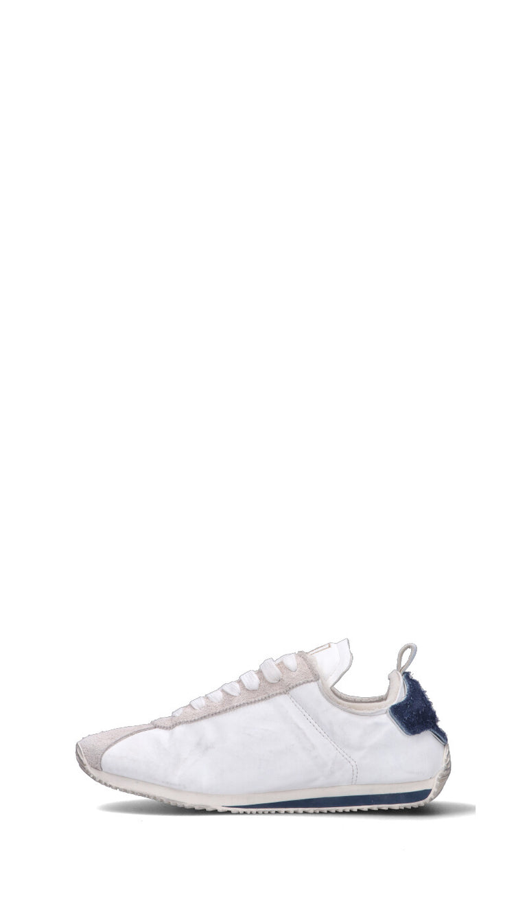 NINE AN HALF Sneaker uomo bianca in pelle