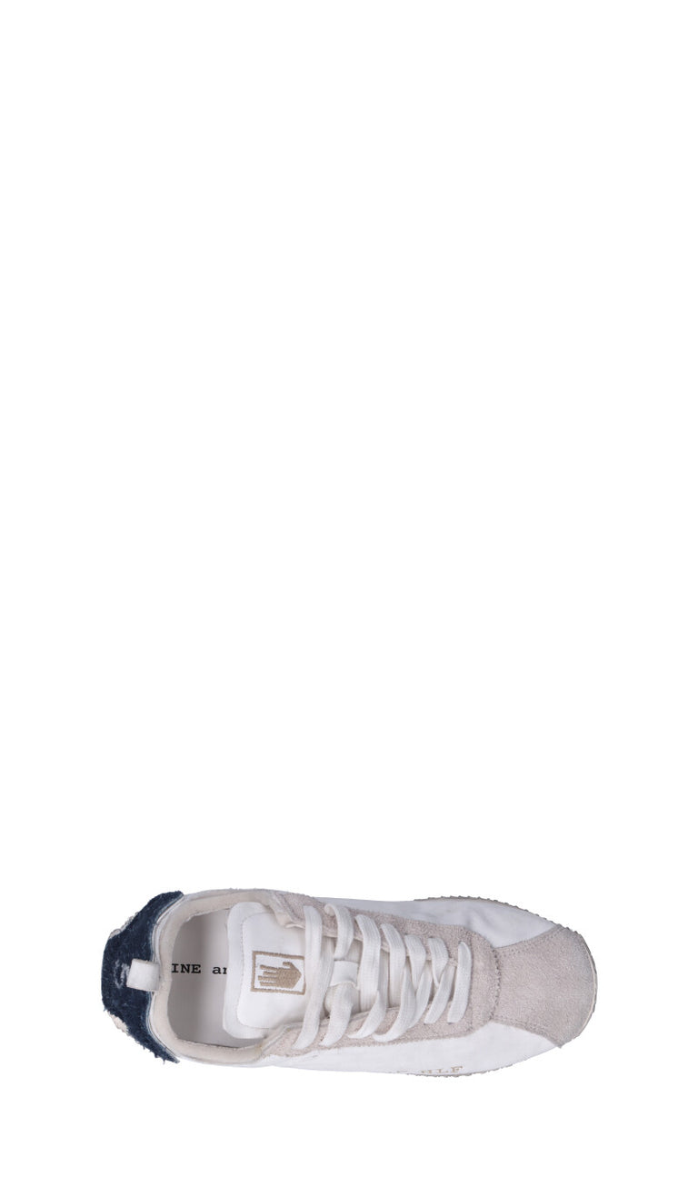 NINE AN HALF Sneaker uomo bianca in pelle