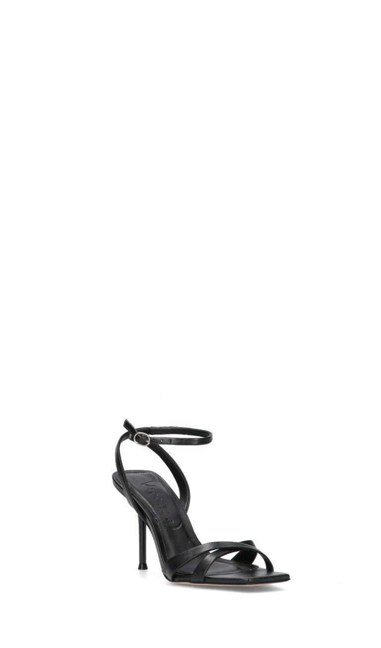 VICENZA Sandalo donna nero in pelle