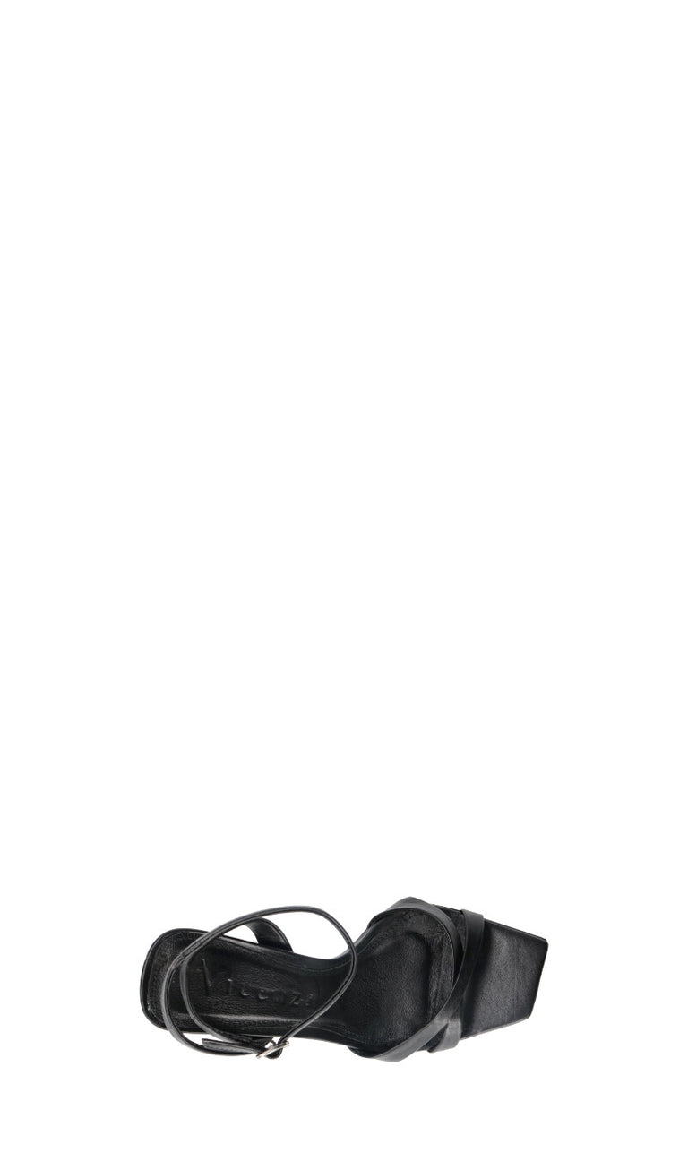 VICENZA Sandalo donna nero in pelle