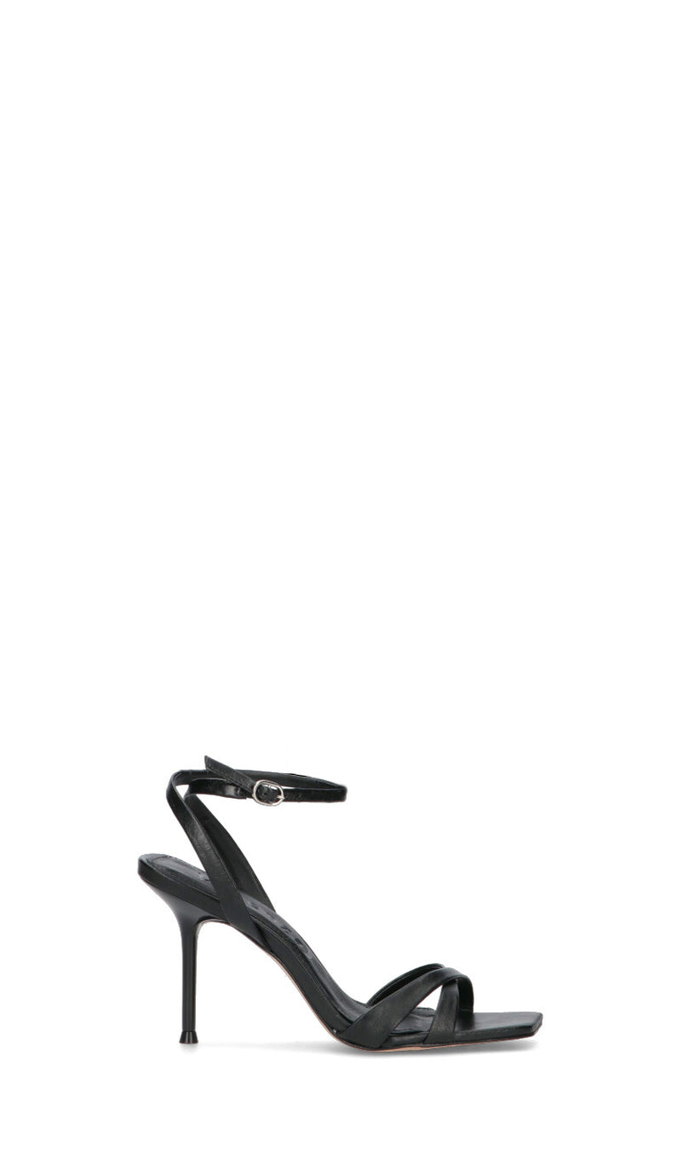 VICENZA Sandalo donna nero in pelle