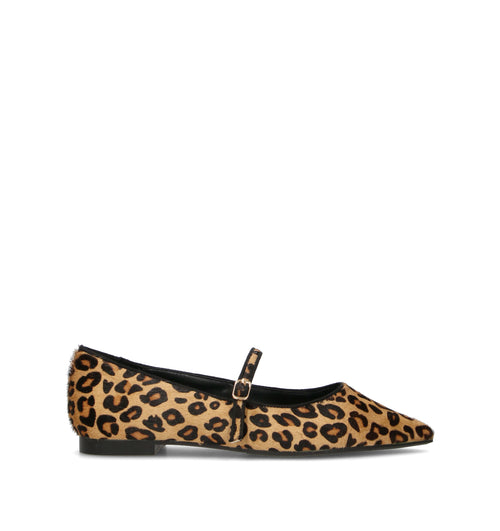 CATCH JUICE Ballerina donna leopardata in cavallino