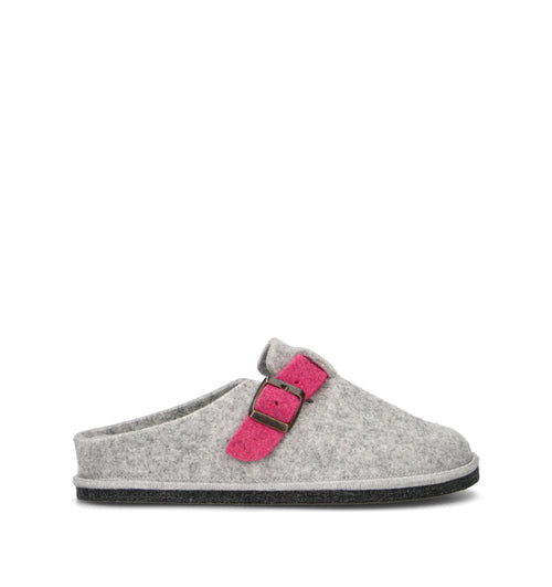LE TIROLESI Pantofola donna grigia