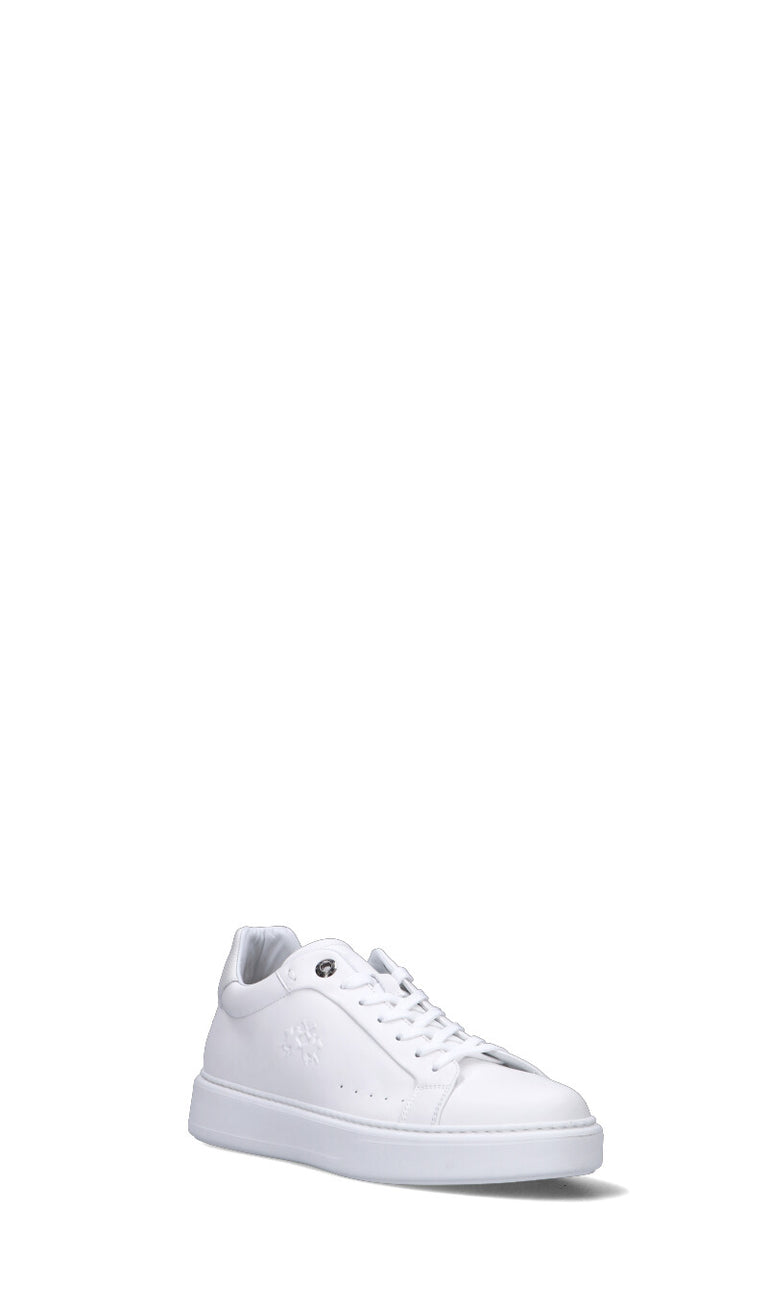 LA MARTINA Sneaker uomo bianca in pelle