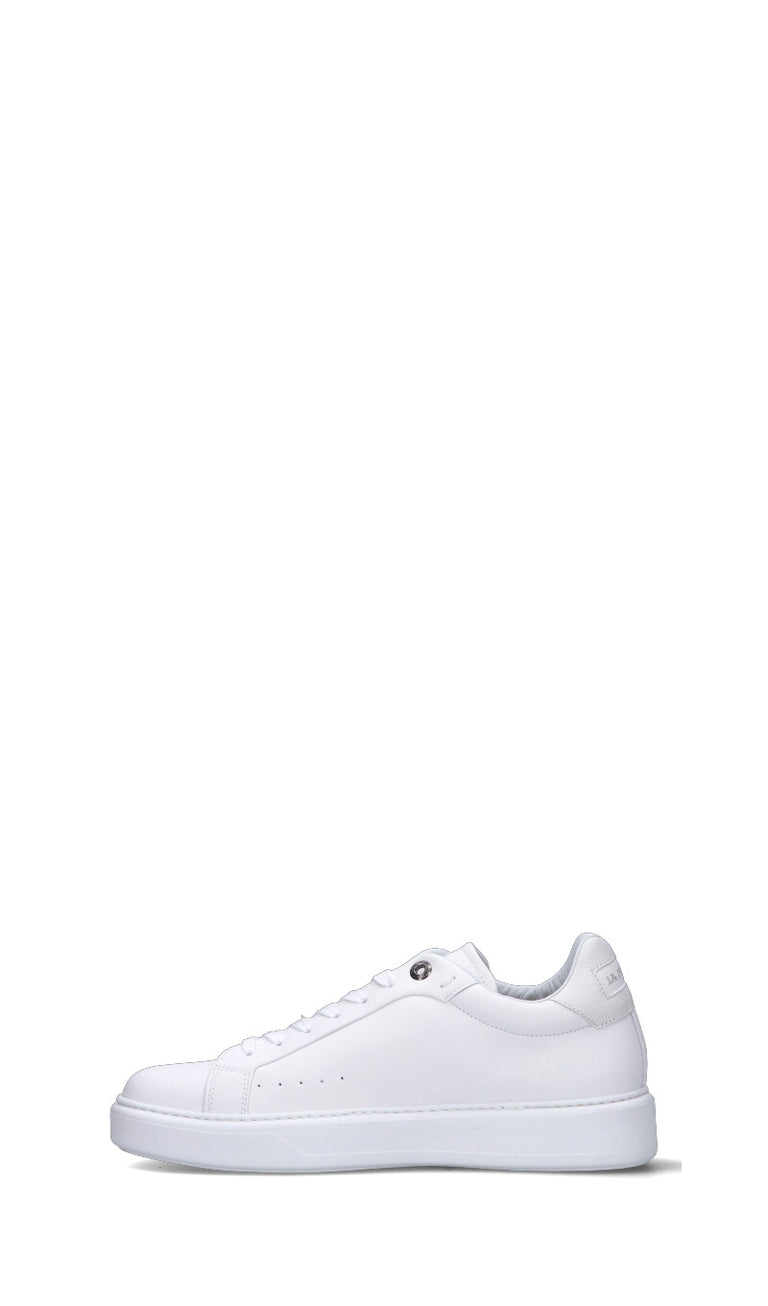 LA MARTINA Sneaker uomo bianca in pelle