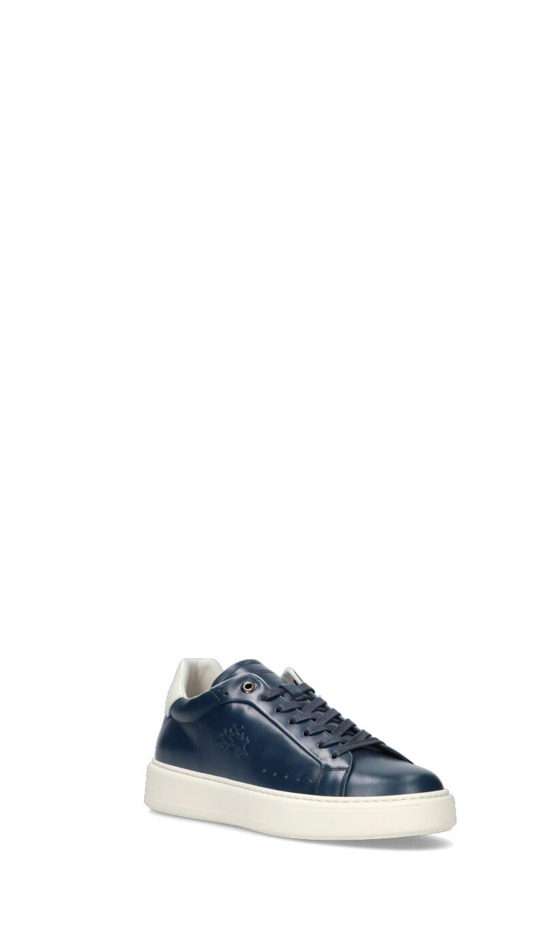 LA MARTINA Sneaker uomo blu in pelle