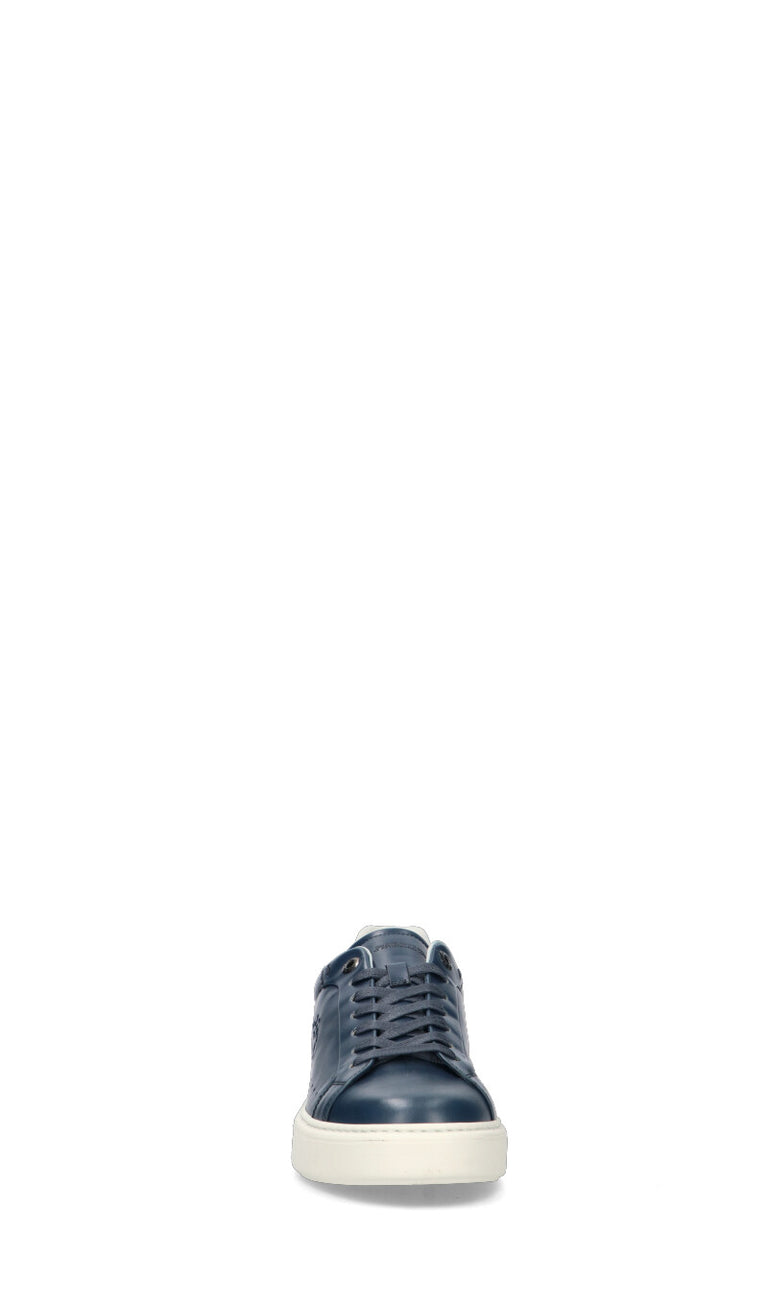 LA MARTINA Sneaker uomo blu in pelle