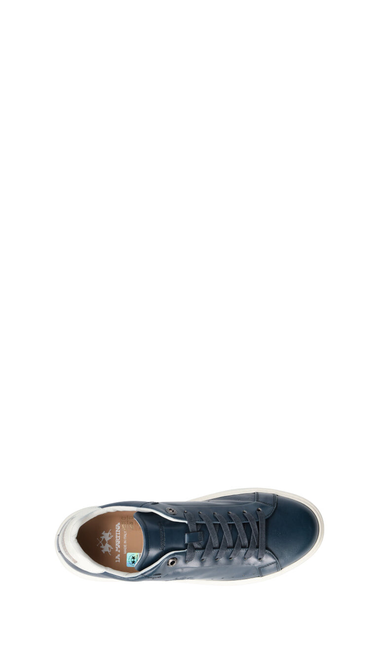 LA MARTINA Sneaker uomo blu in pelle
