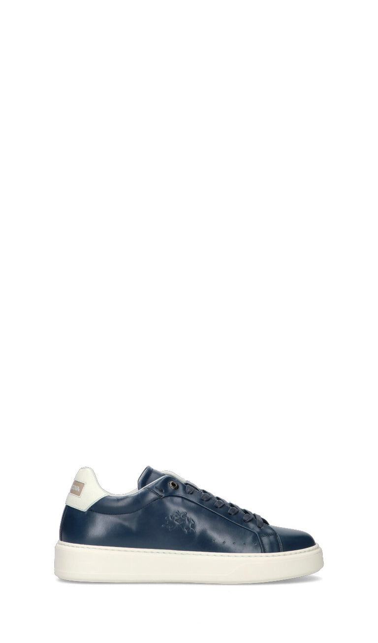 LA MARTINA Sneaker uomo blu in pelle