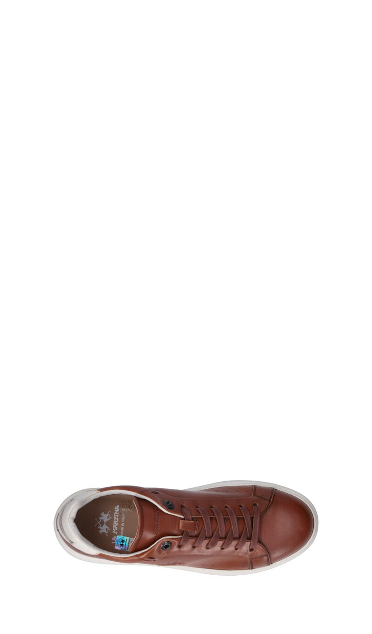 LA MARTINA Sneaker uomo cognac in pelle
