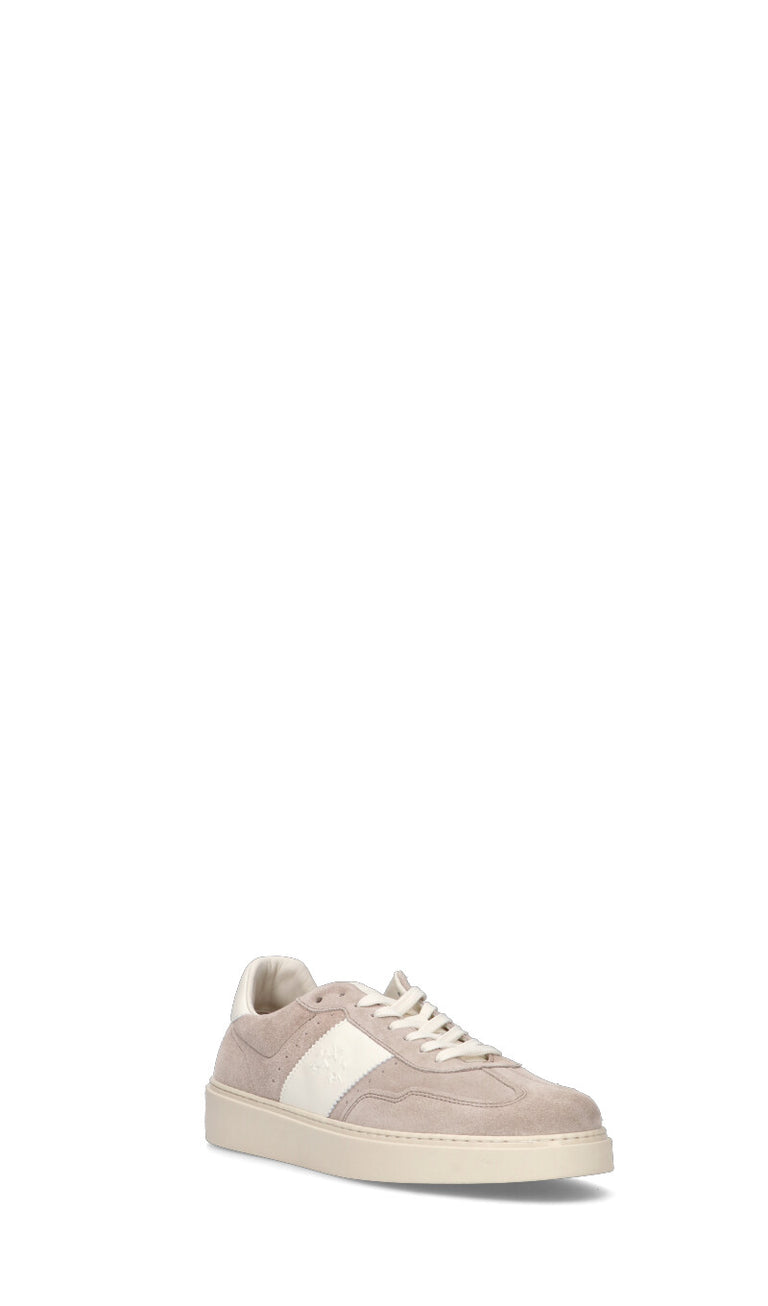 LA MARTINA Sneaker uomo beige in suede