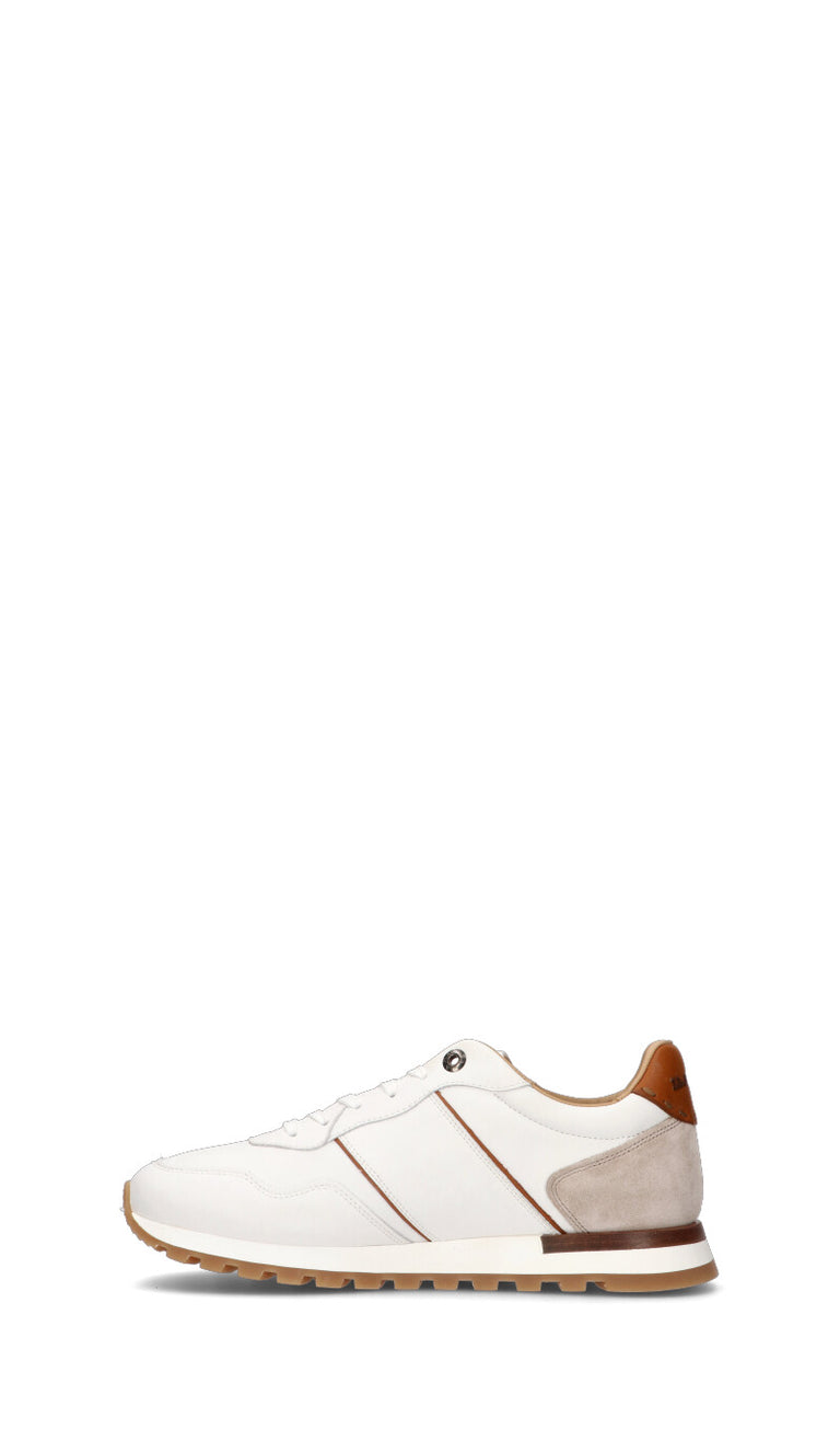 LA MARTINA Sneaker uomo bianca in pelle