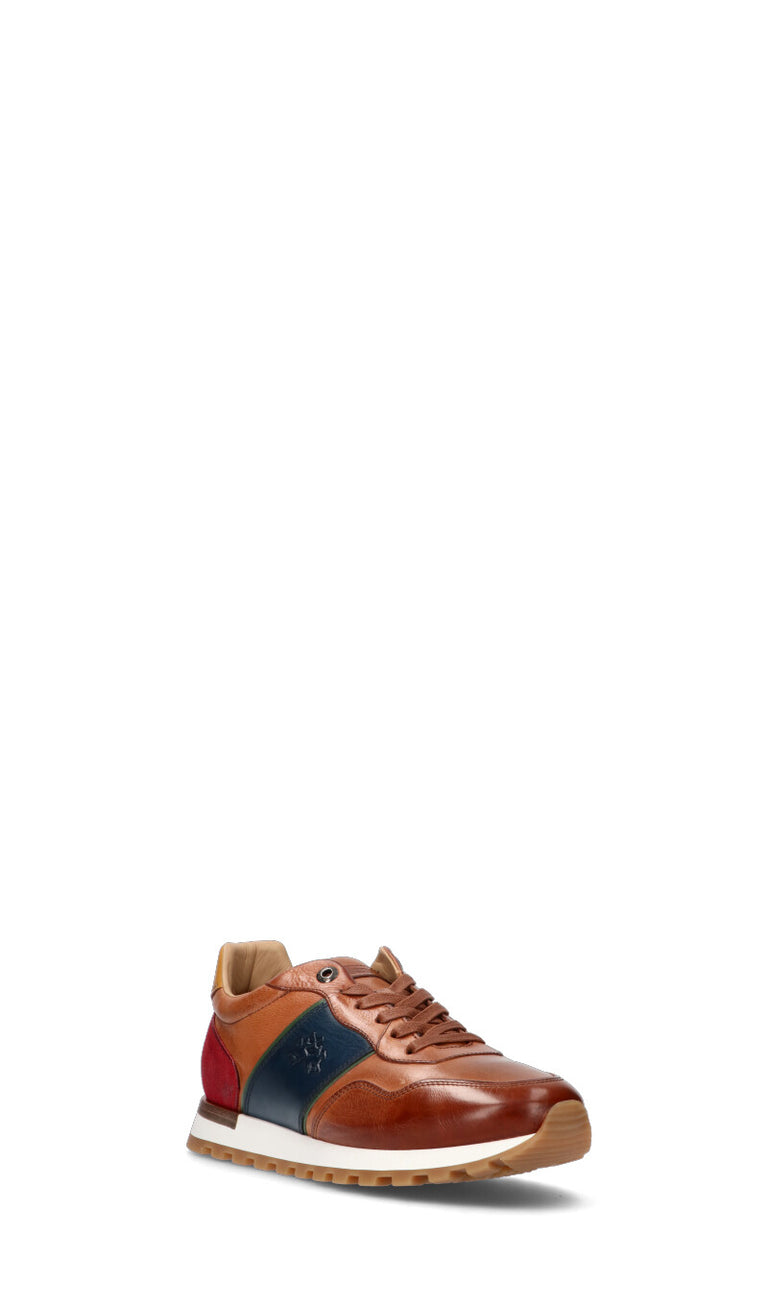 LA MARTINA Sneaker uomo cognac in pelle
