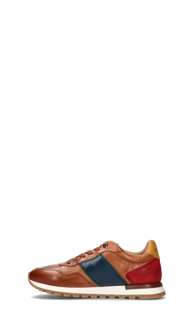 LA MARTINA Sneaker uomo cognac in pelle