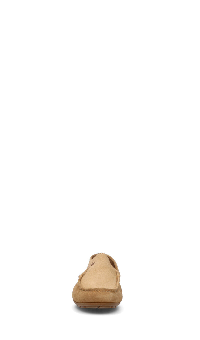 LA MARTINA Mocassino uomo beige in suede