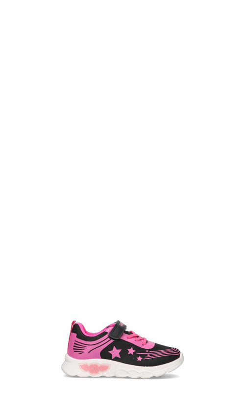 LELLI KELLY Sneaker bimba nera/fucsia