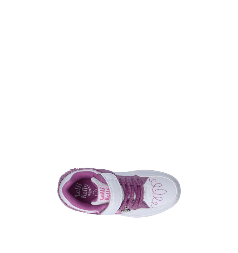 LELLI KELLY Sneaker bimba bianca/viola