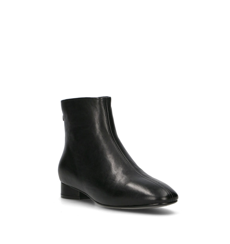 LOAFER Tronchetto donna nero in pelle