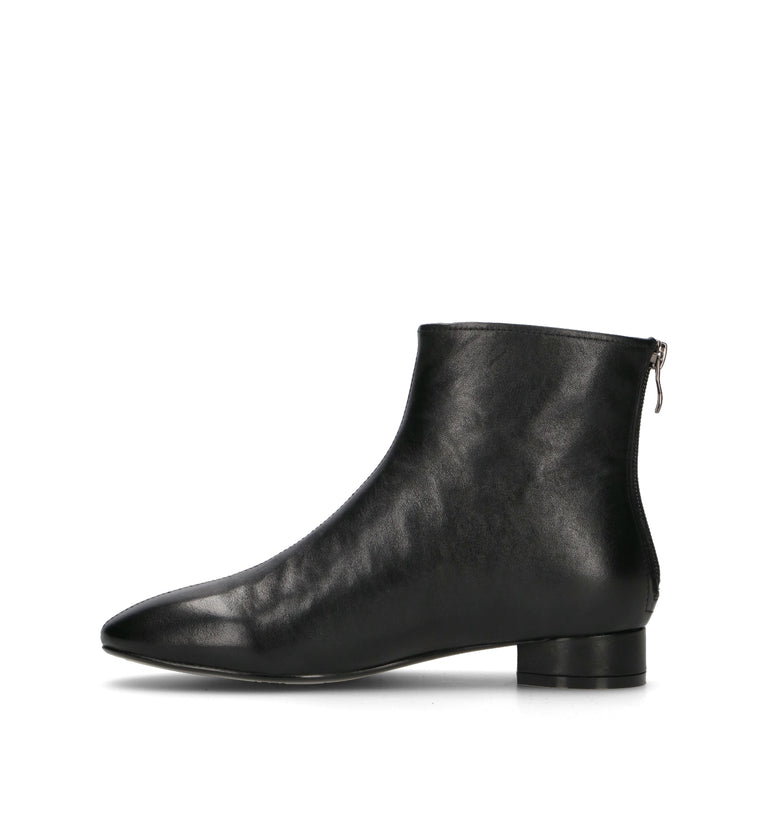 LOAFER Tronchetto donna nero in pelle