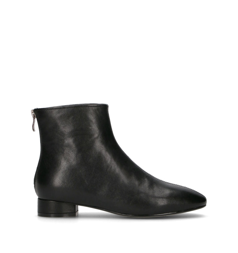 LOAFER Tronchetto donna nero in pelle
