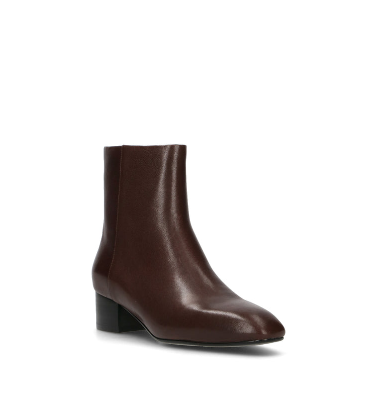 LOAFER Tronchetto donna testa di moro in pelle